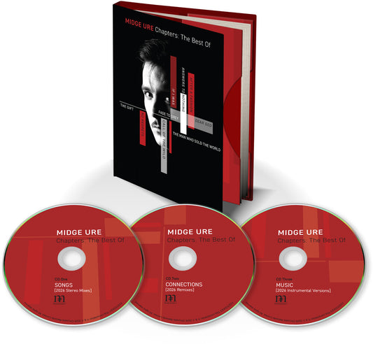 the album cover for Midge Ure - Chapters: Best Of [Deluxe]