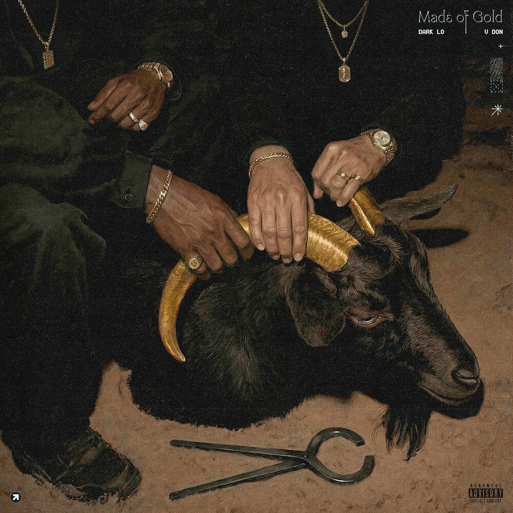 the album cover for Dark Lo / V Don - Made Of Gold