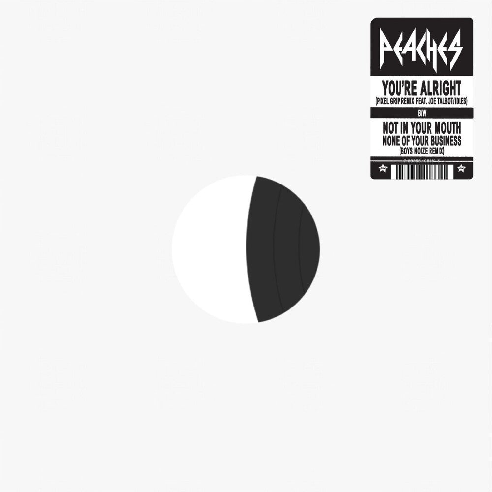 the album cover for Peaches - Peaches Remix 12 - Pixel Grip B/W Boys Noize [Limited Edition]