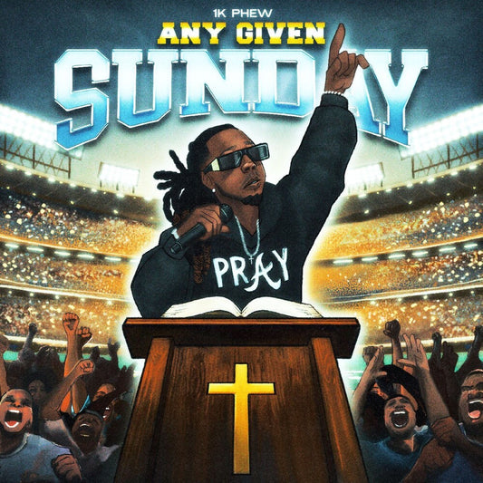 the album cover for 1k Phew - Any Given Sunday