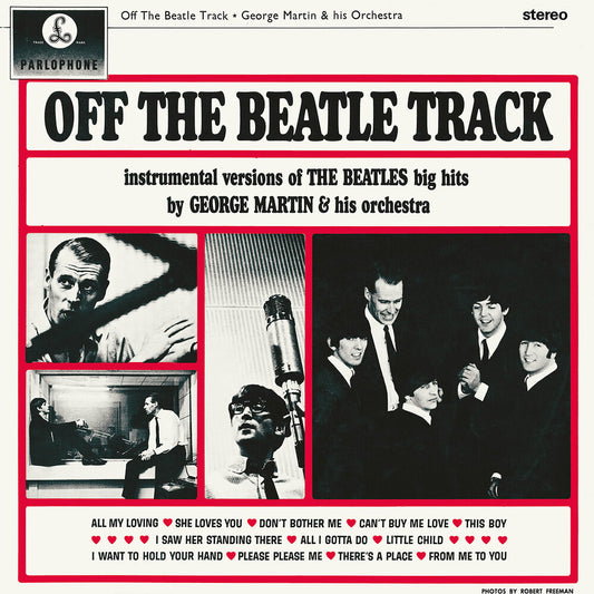 the album cover for George Martin  & His Orchestra - Off The Beatle Track (Sft)