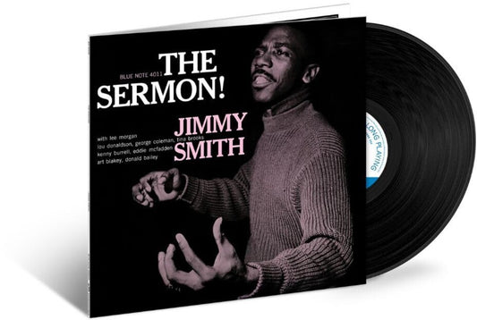 the album cover for Jimmy Smith - Sermon (Blue Note Tone Poet Vinyl Series) [180 Gram]