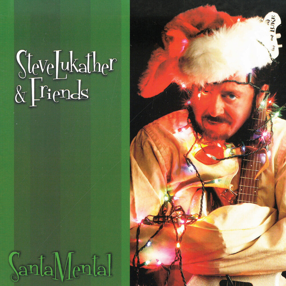 the album cover for Steve Lukather - Santamental