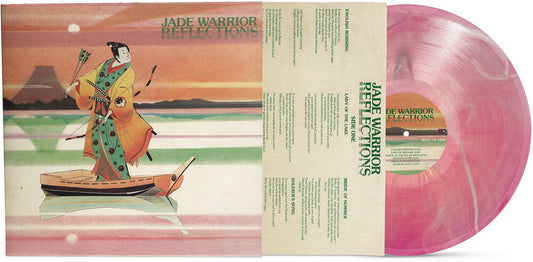 the album cover for Jade Warrior - Reflections - Pink [Colored Vinyl] [180 Gram] (Pnk) [Remastered]