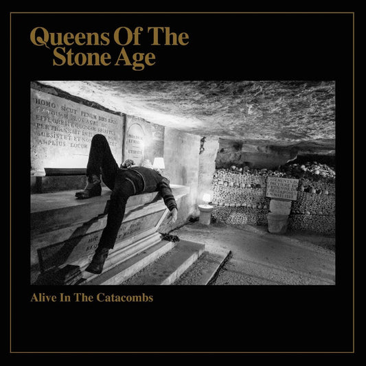 the album cover for Queens Of The Stone Age - Alive In The Catacombs