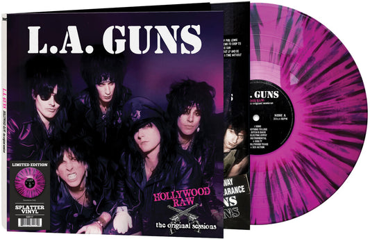 the album cover for La Guns - Hollywood Raw: The Original Sessions (Blk) [Colored Vinyl]