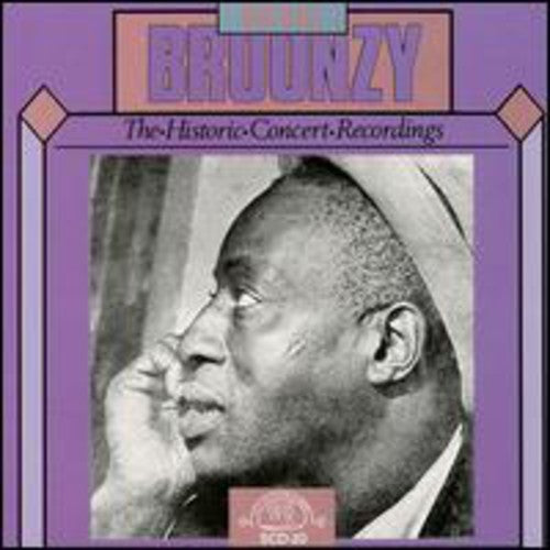 the album cover for Big Bill Broonzy - Historic Concert Recordings