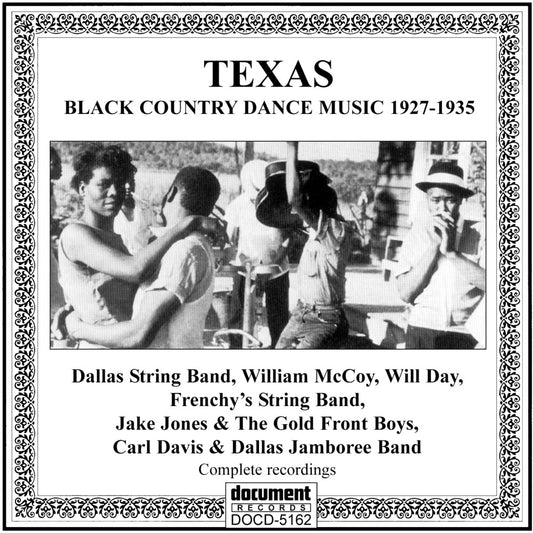 the album cover for Texas-Black Country Dance Musi - 1927-35