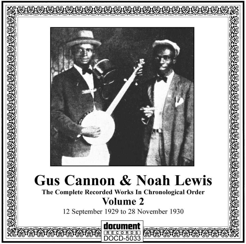 the album cover for Cannon/Lewis - Vol. 2-(1929-30)