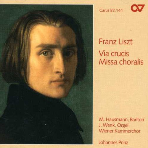 the album cover for Liszt - Via Crucis / Missa Choralis