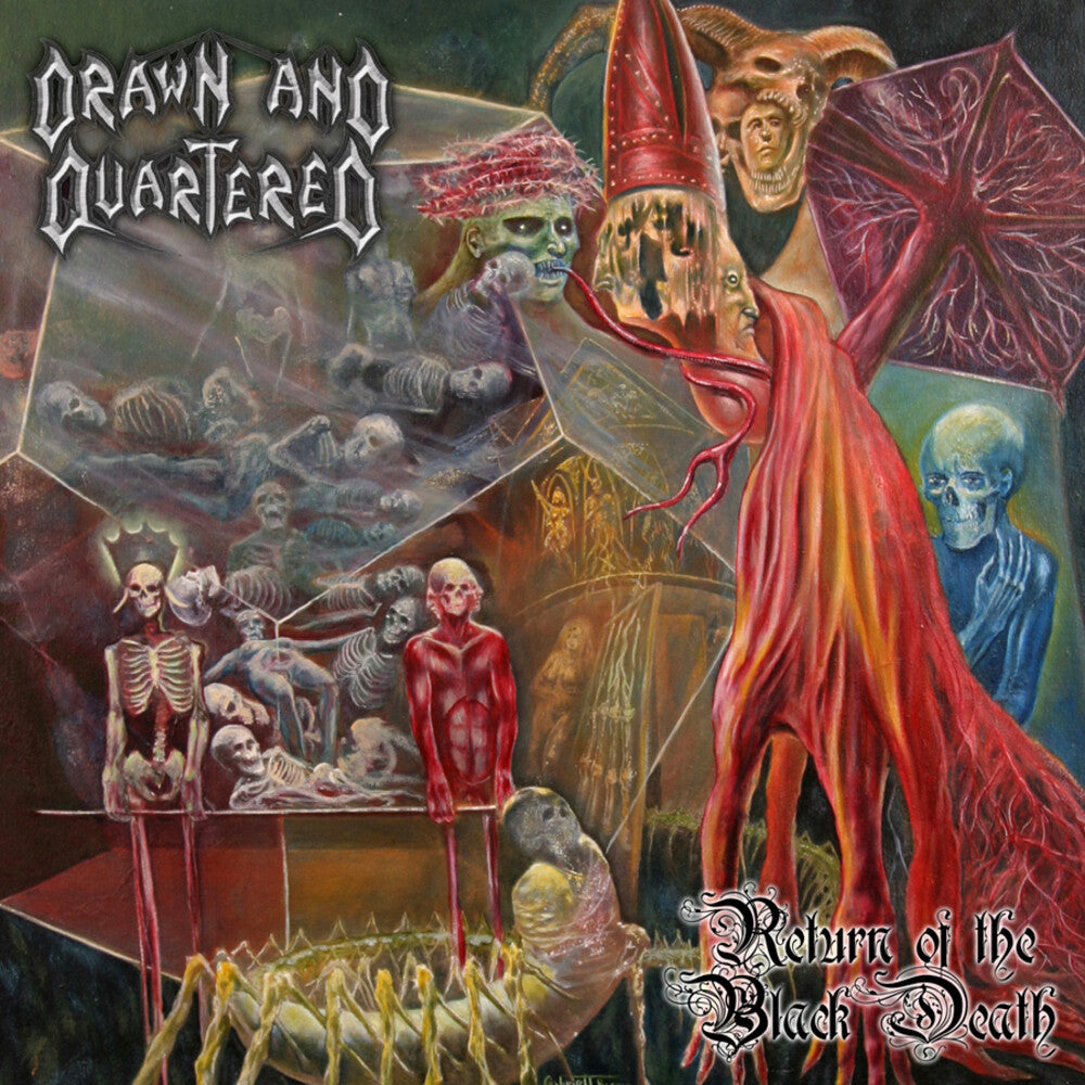 the album cover for Drawn & Quartered - Return of the Black Death