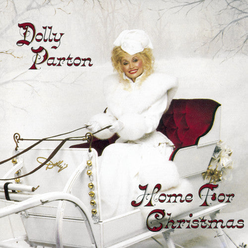 the album cover for Dolly Parton - Home for Christmas