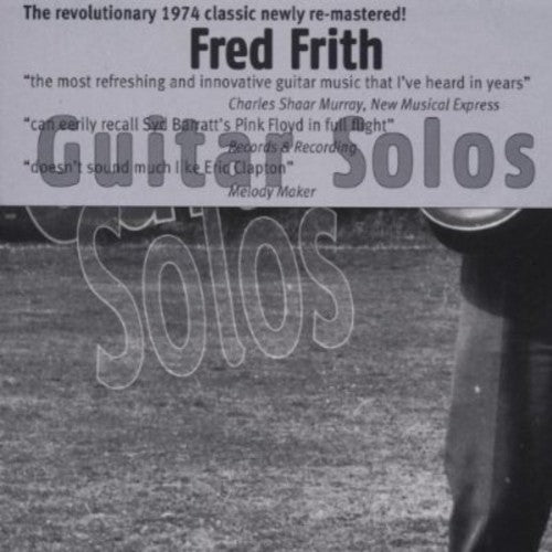 the album cover for Fred Frith - Guitar Solos