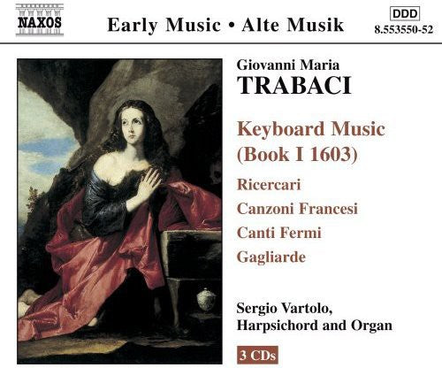 the album cover for Sergio Vartolo - Keyboard Music (Book I 1603)