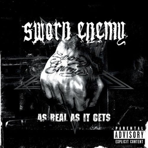 the album cover for Sworn Enemy - As Real As It Gets