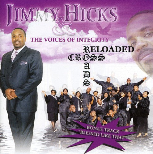 the album cover for Jimmy Hicks & The Voices Of Integrity - Cross Roads