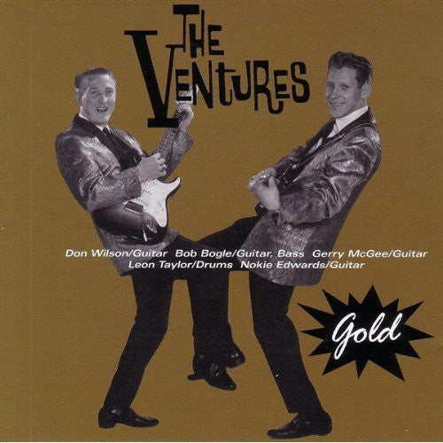the album cover for The Ventures - Gold