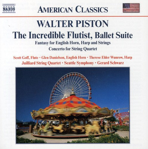 the album cover for Gerard Schwarz - Incredible Flutist