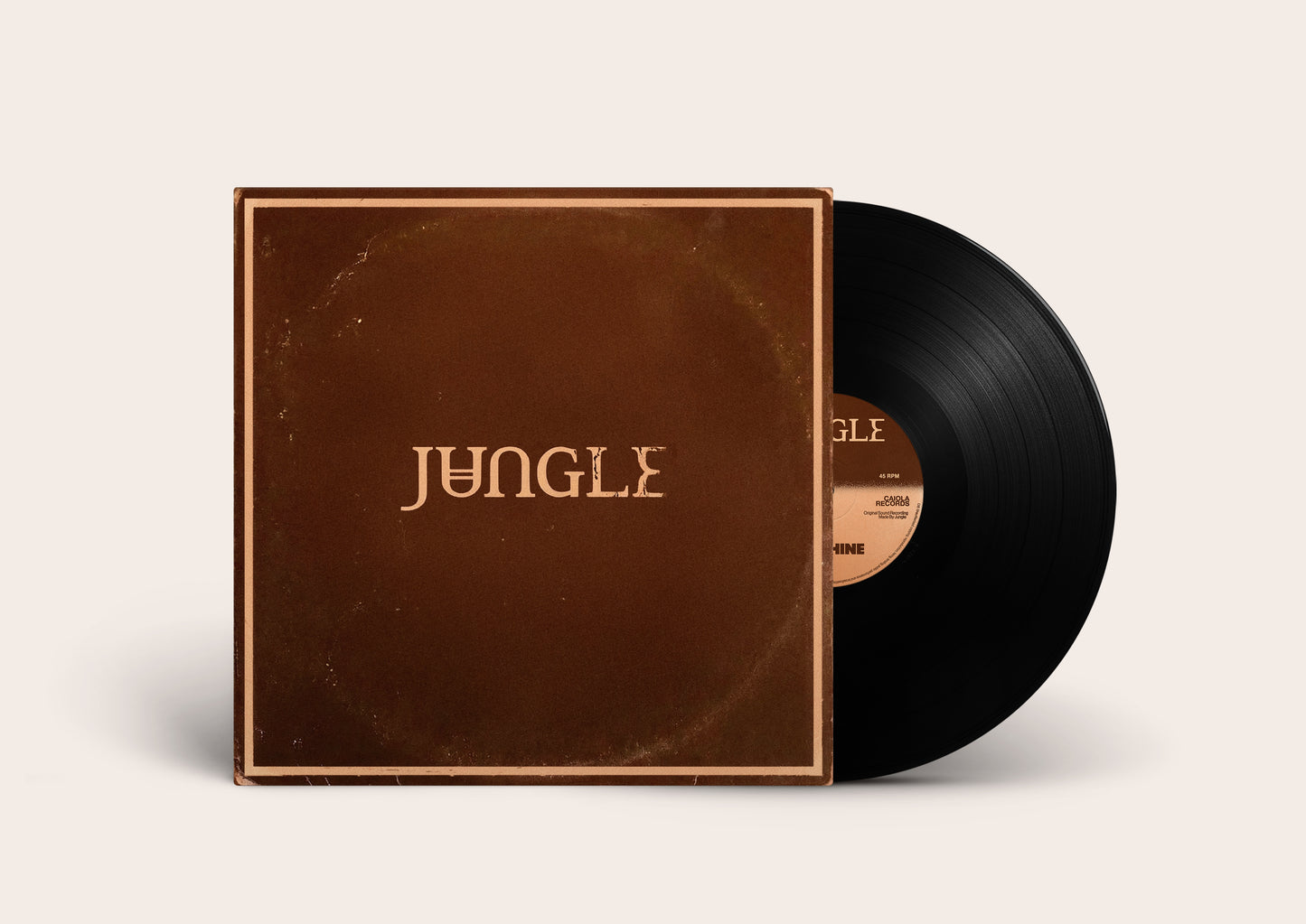 product mockup for Jungle - Sunshine [LP]
