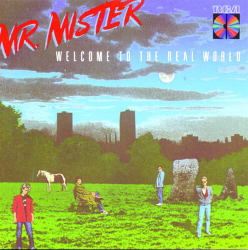 the album cover for Mr. Mister - Welcome to the Real World