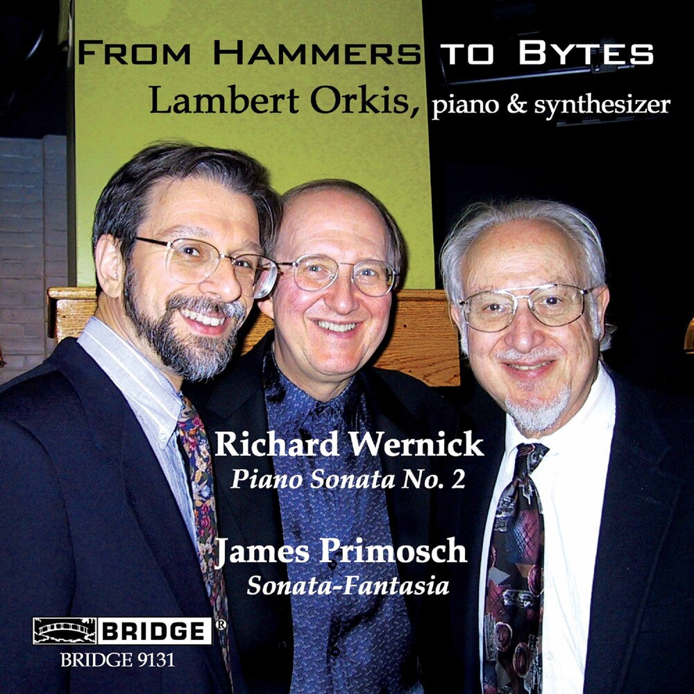 the album cover for LAMBERT ORKIS - From Hammers to Bytes