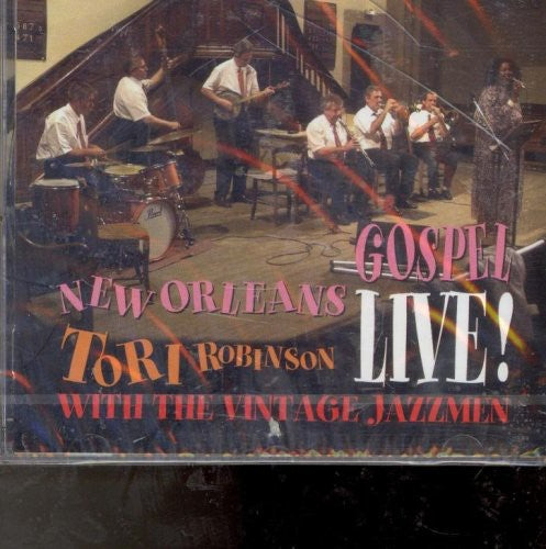 the album cover for Tori Robinson - New Orleans Gospel