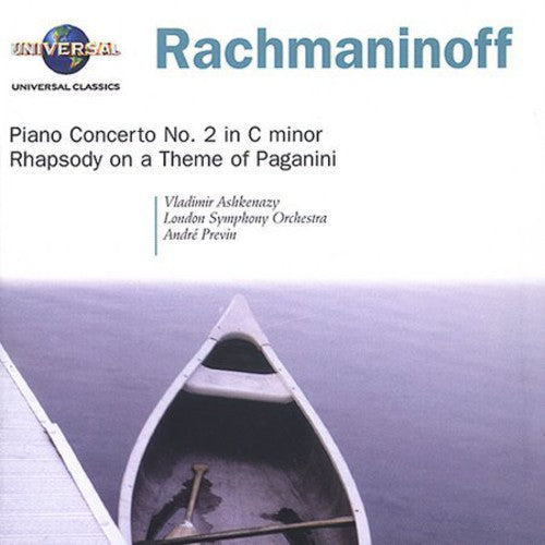 the album cover for Ashkenazy/Previn/London Sympho - Piano Cto 2 / Rhapsody on a Theme of Paganini