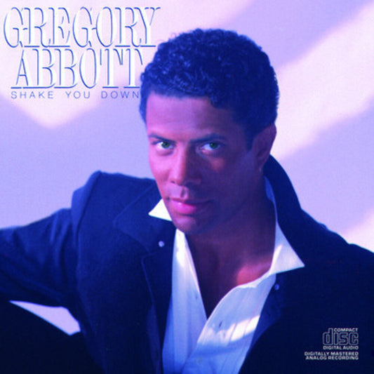 the album cover for Gregory Abbott - Shake You Down