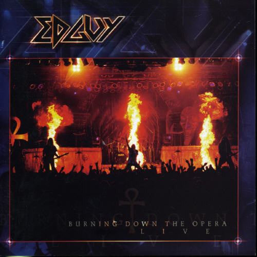the album cover for Edguy - Burning Down the Opera