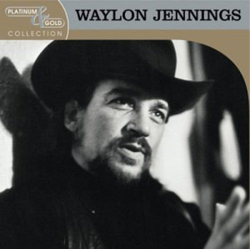 the album cover for Waylon Jennings - Platinum & Gold Collection [Remastered]