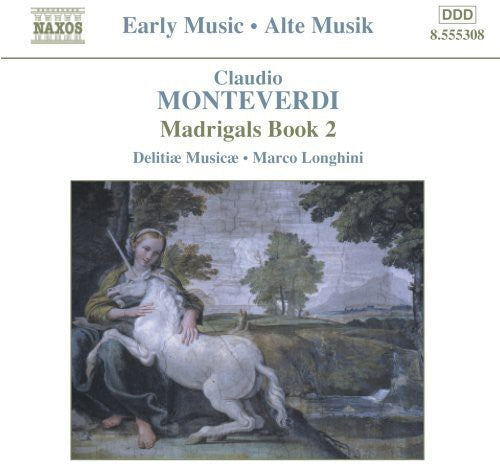 the album cover for Marco Longhini - Madrigals Book 2