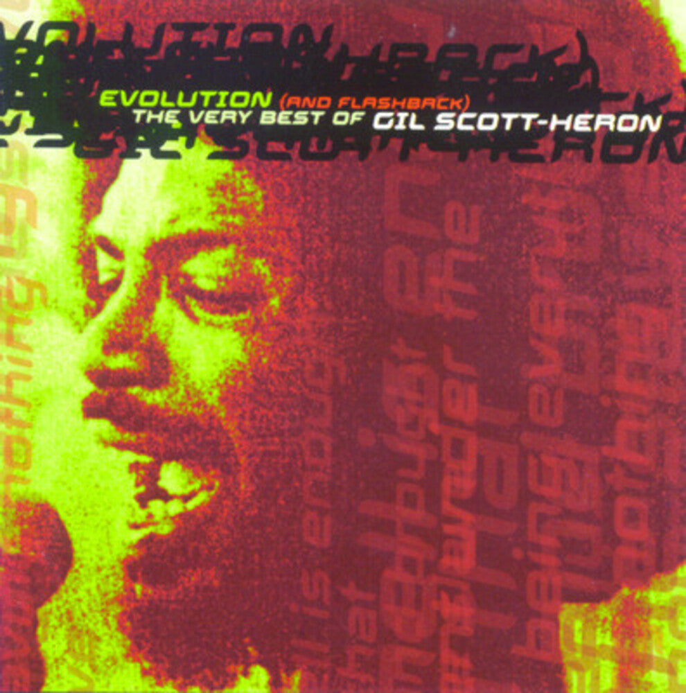 the album cover for Gil Scott-Heron - Evolution & Flashback: Very Best of