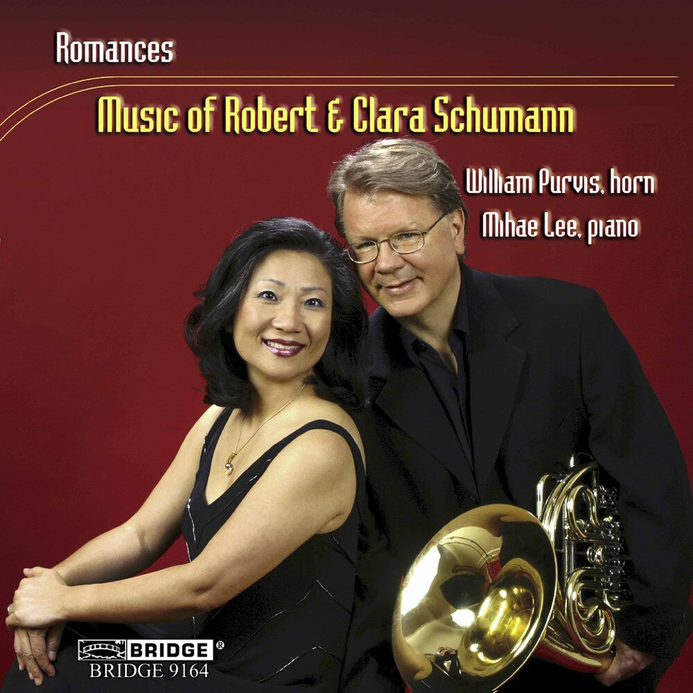 the album cover for William Purvis - Romances: Music of Robert & Clara Schumann