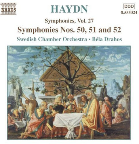 the album cover for Bela Drahos - Symphonies 50-52 27