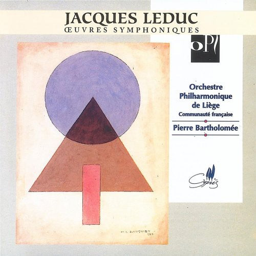 the album cover for Pierre BartholomÃ©e - Symphonic Works