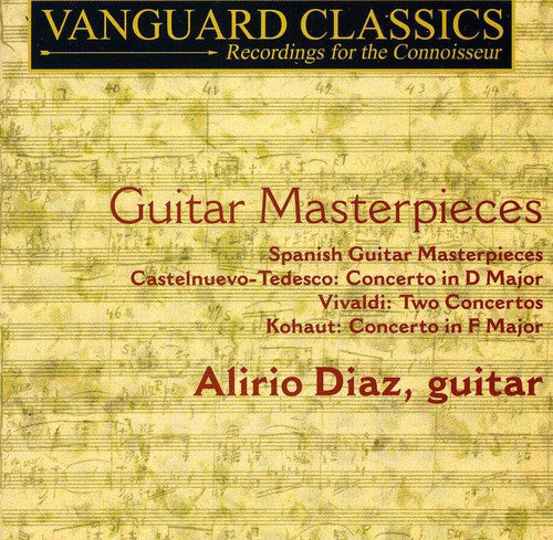 the album cover for A. Vivaldi - Concerti (2)/Castelnuevo-Tedesco: Con GTR