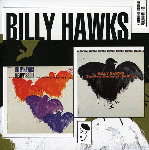 the album cover for BILLY HAWKS - New Genius of the Blues/More Heavy Soul!