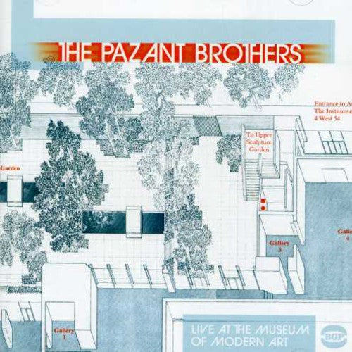 the album cover for Pazant Brothers - Live at Museum of Modern Art