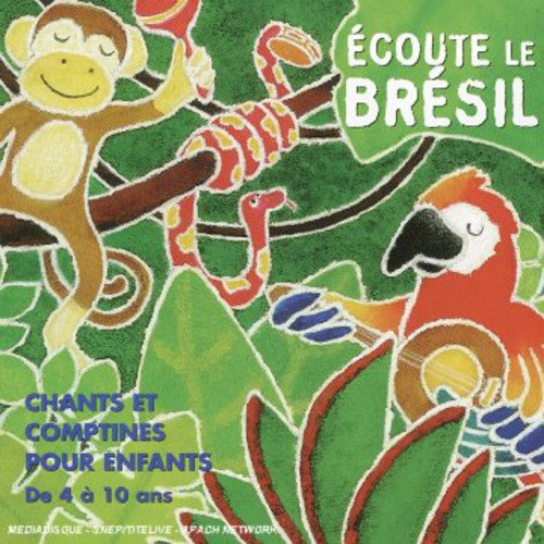 the album cover for Teca Calazans - Ecoute Le Brasil: Brazilian Songs For Children