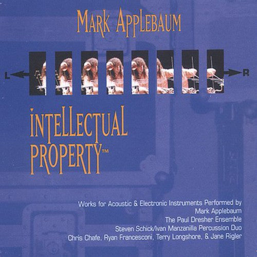 the album cover for Mark Applebaum - Intellectual Property