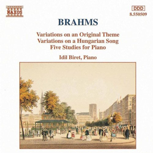 the album cover for Idil Biret - Variations Opus 21 / 5 Etudes