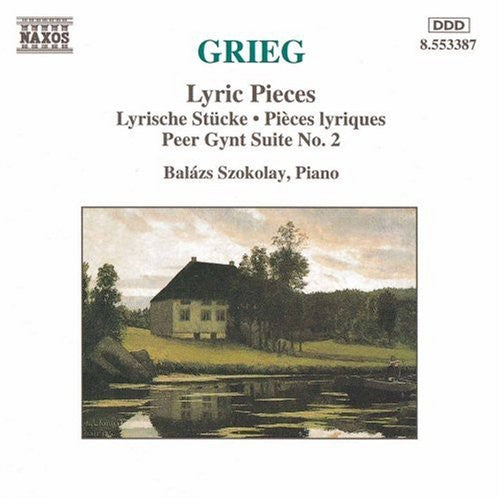 the album cover for ROMANTIC PIANO FAVOURITES - Lyric Pieces & Peer Gynt Suite No. 2