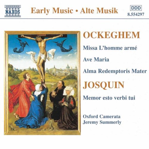 the album cover for Jeremy Summerly - Missa L'homme Arme / Ave Maria