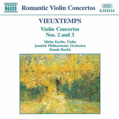 the album cover for Misha Keylin - Violin Concertos 2 & 3