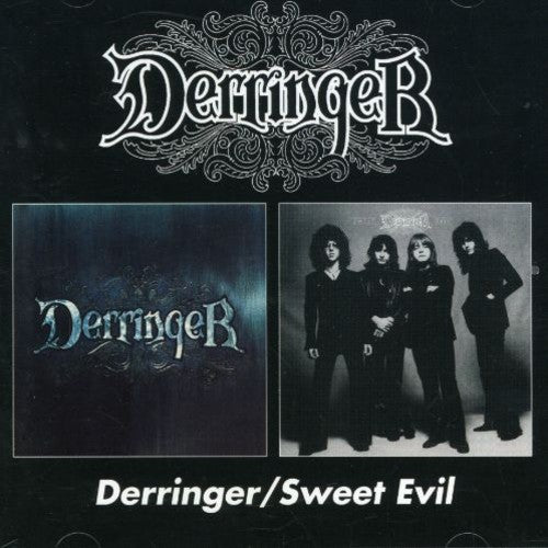 the album cover for Rick Derringer - Derringer/Sweet Evil [Import]