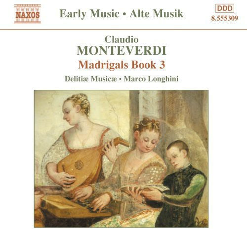 the album cover for Marco Longhini - Madrigals Book 3