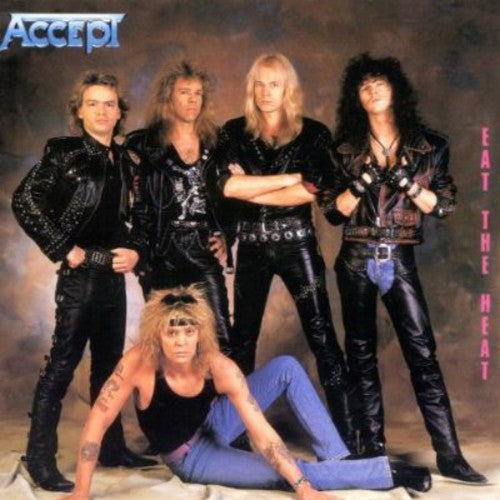 the album cover for Accept - Eat The Heat [Import]
