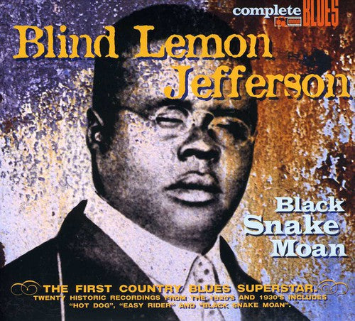 the album cover for Blind Jefferson Lemon - Black Snake Moan
