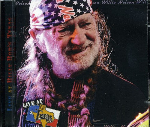 the album cover for Willie Nelson - Live At Billy Bob's Texas