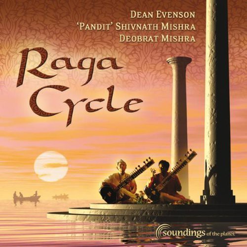 the album cover for Dean Evenson - Raga Cycle